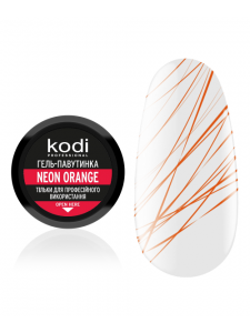 Spider gel for nails Kodi Professional Neon Orange, 4 ml